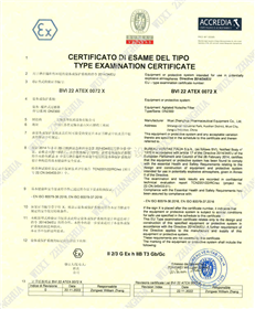 BVI 22 ATEX 0072 X